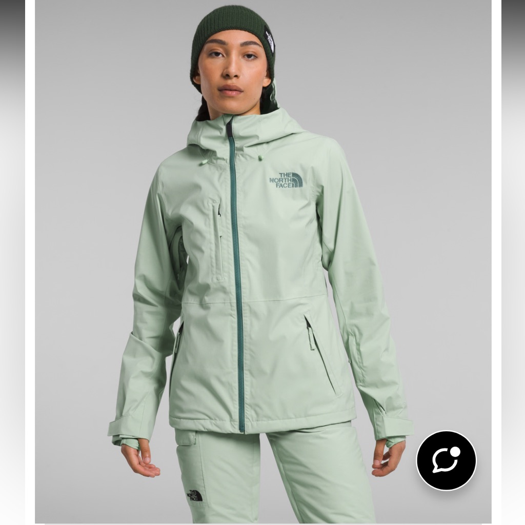 The North Face Women’s Freedom Stretch Jacket In Sage, Size M, Worn Twice!!